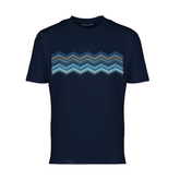 Moda Bandidos Line Zig Navy Bar T-Shirt Men T Shirts Moda Bandidos